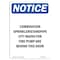 Signmission OSHA Sign, 18" H, Rigid Plastic, Combination Sprinkler Standpipe Sign, Portrait, 1218-V-10713 OS-NS-P-1218-V-10713 - alternate 1